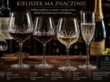 kryształowe kieliszki do wina