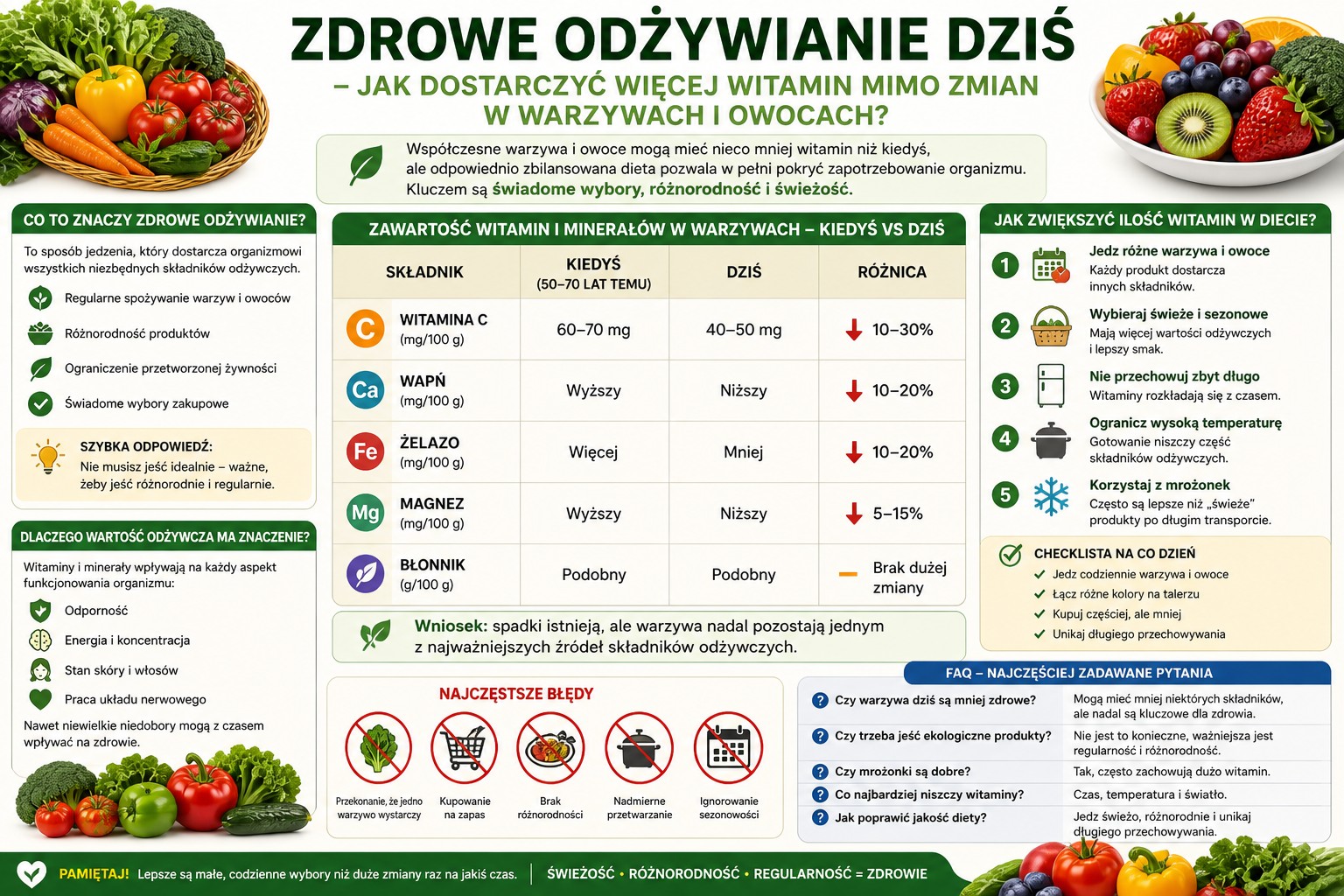 zdrowe odżywianie dziś